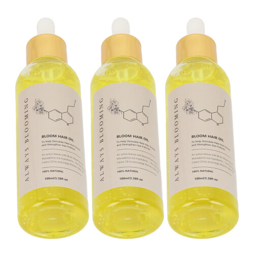 3x Haarwachstumsöl 100 ml feuchtigkeitsspendend verdickend 1