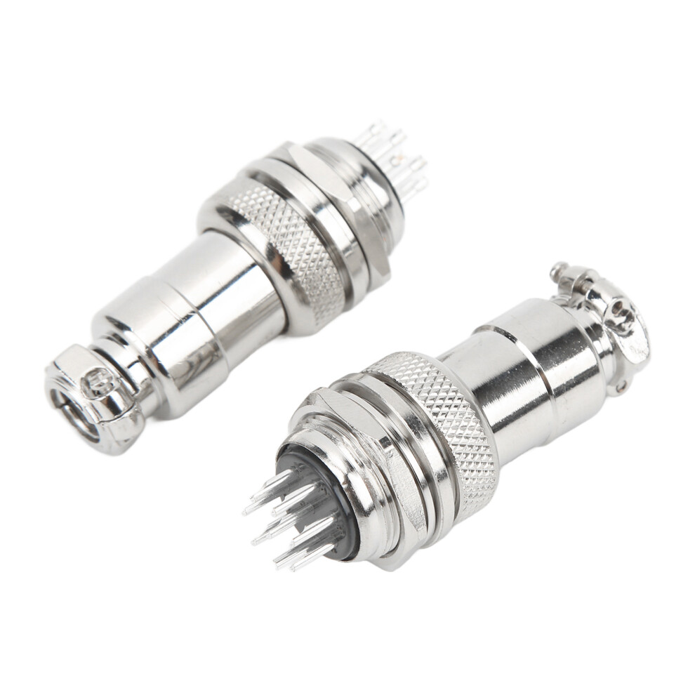 Aviation 8 Pin Plug Cable Connector Panel Mount 20Mm Male Female Connectors 8761356732367