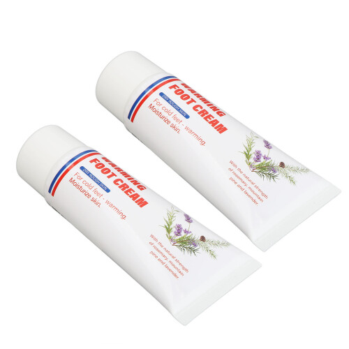 2x60ml Warming Foot Cream Plant Extract Moisturizer 2