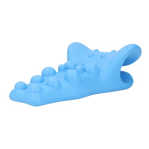 Neck Shoulder Relaxer Upper Back Massage Spinal Traction Pillow 2