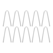 (U Tube) 10x Silikon-Ohrform-Rohre Ersatz R-Form flach