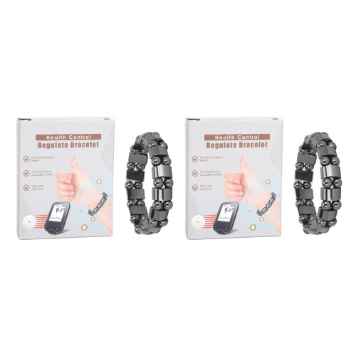 2x Magnetarmband gegen Schwindel & Blutzuckerbalance