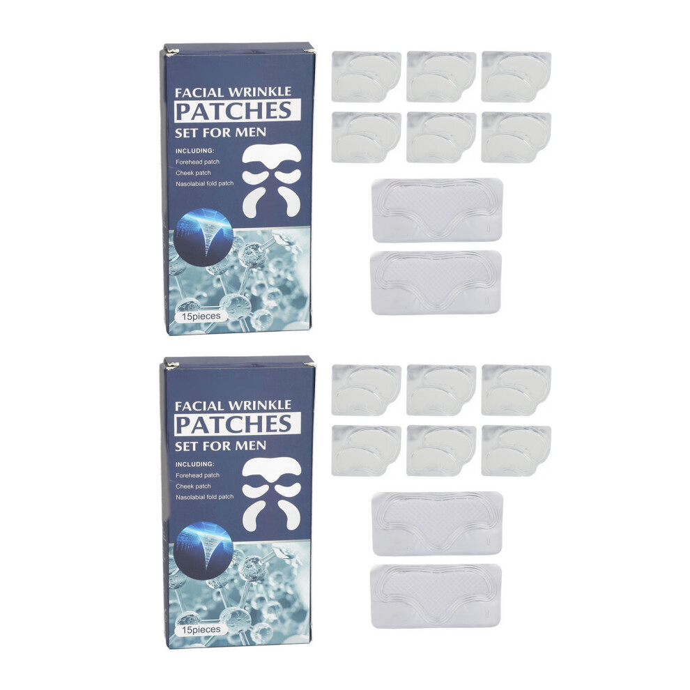 18pcs Men Facial Wrinkle Patches Firming Anti Wrinkle 30ml