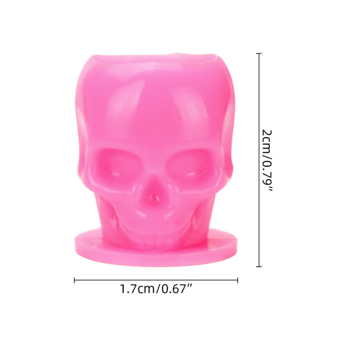 200pcs Thickened Tattoo Ink Caps Cups with Base for Microblading