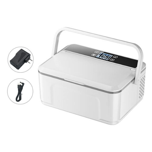 2 Layer Portable Insulin Refrigerator Box Rechargeable LED