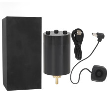 (Black) Draadloze Tattoo Voeding LED 4-12V Grijs