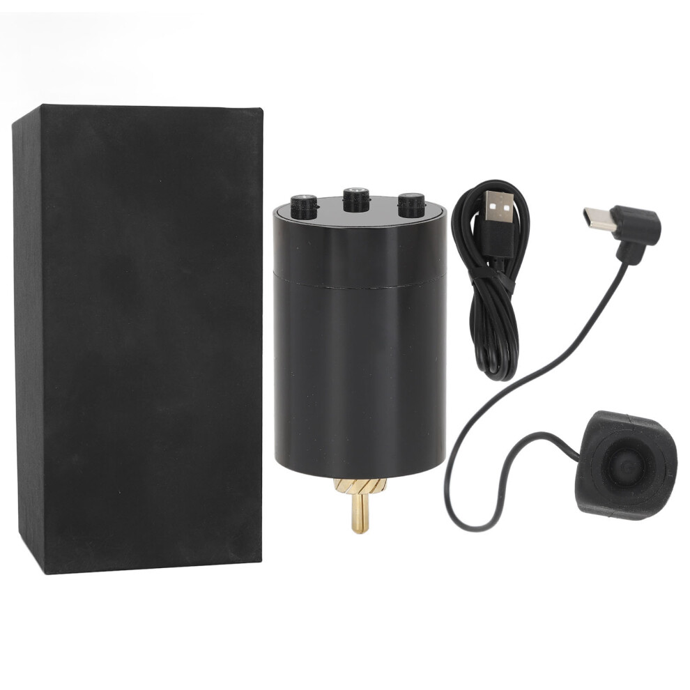() 1300Mah Wireless Tattoo Power Supply Led 4-12V Adjustable Rca Black/Gray 461605339368