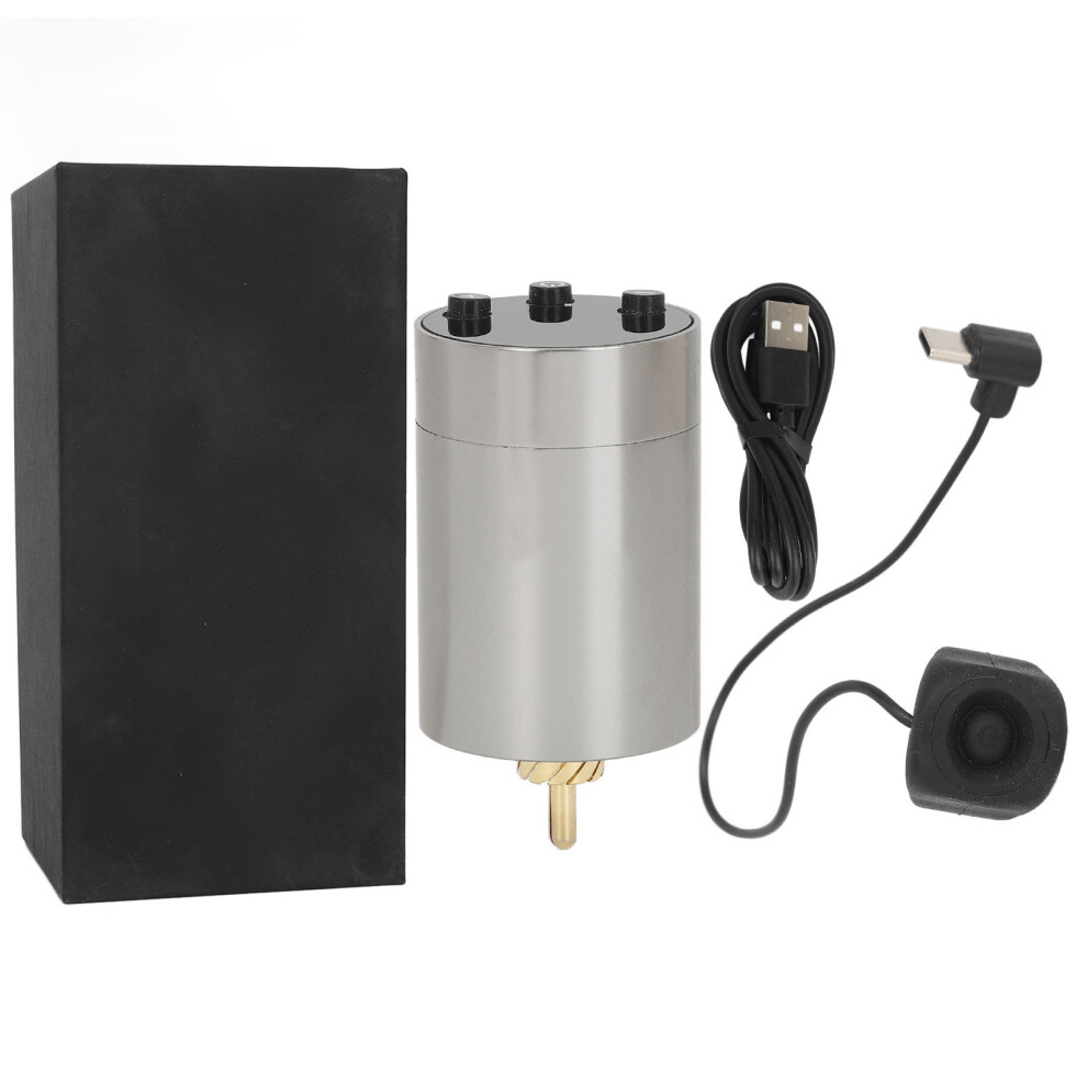 (Gray) 1300Mah Wireless Tattoo Power Supply Led 4-12V Adjustable Rca Gray 461605339351