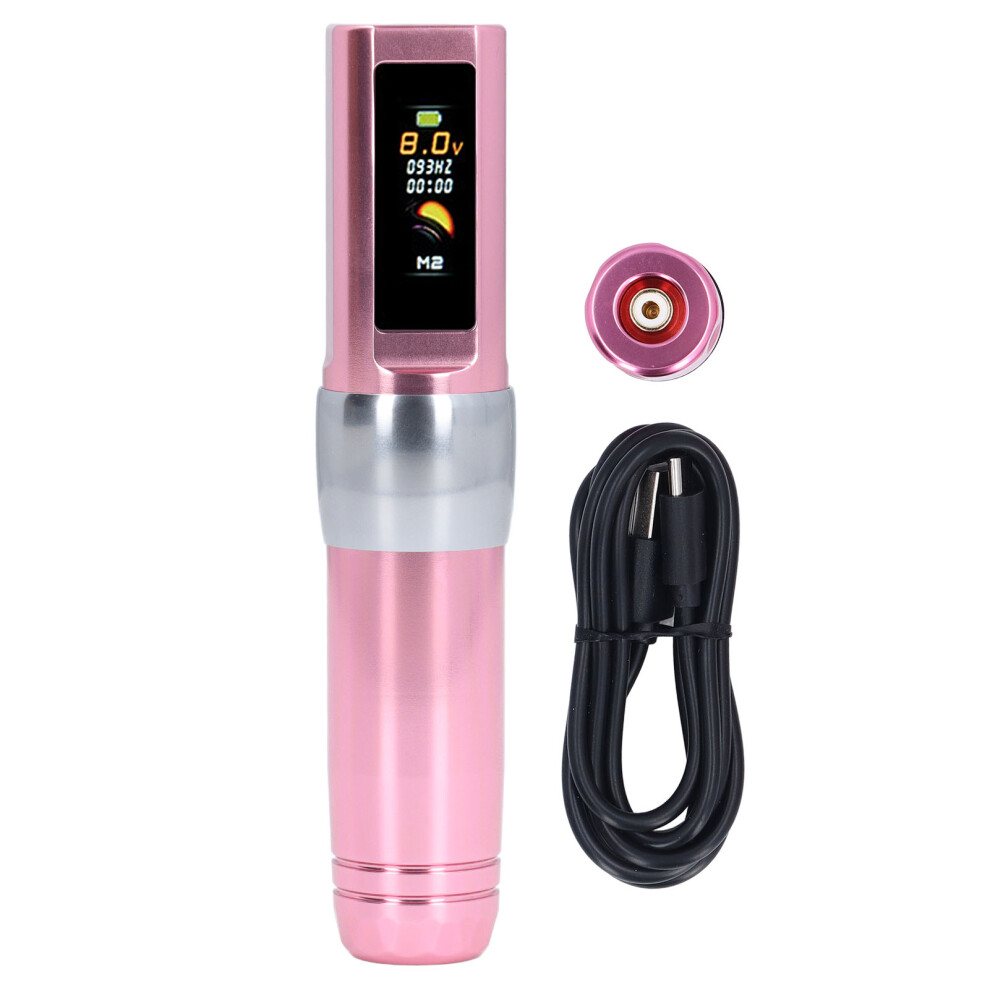 Pink (Pink) 2 In 1 Wireless Tattoo Pen 3.5Mm Stroke Fast Charge