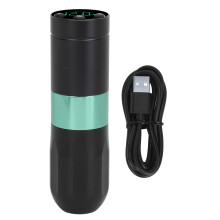 (Green) Draadloze Tattoo Pen LED 1500mAh Rotary voor Liner Shader Pink