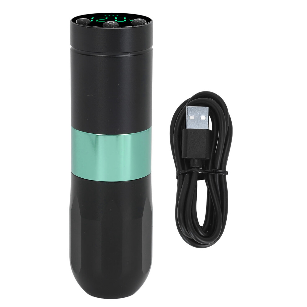 () Wireless Tattoo Pen Led 1500Mah Rotary Machine For Liner Shader Green/Pink 461605337654