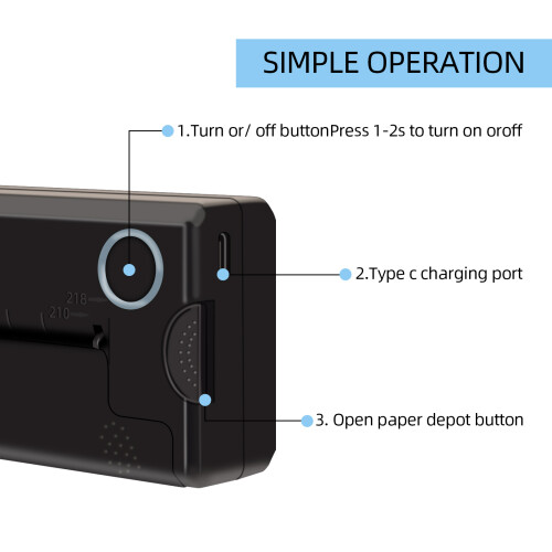 Portable BT Wireless Inkless Tattoo Printer 2