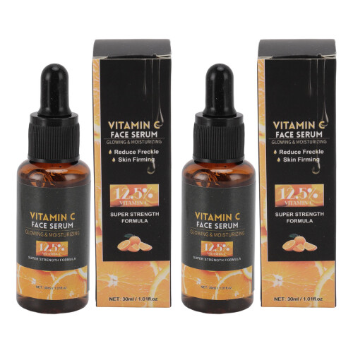 2pcs 30ml Vitamin C Face Serum Anti Aging Moisturizing