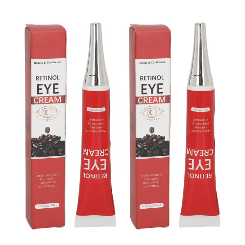 2x Augencreme straffend gegen Falten 15ml