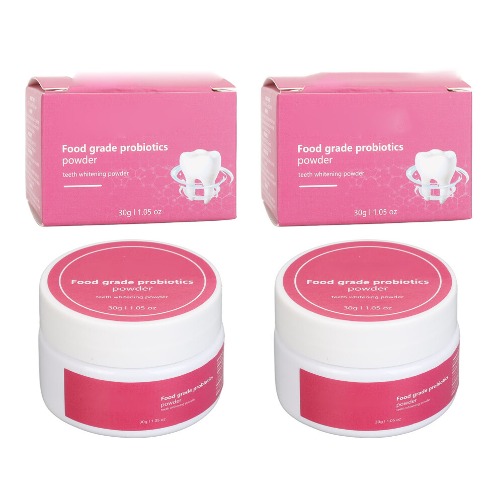 2pcs Probiotics Tooth Cleaning Powder Remove Stains Freshen Breath 30g