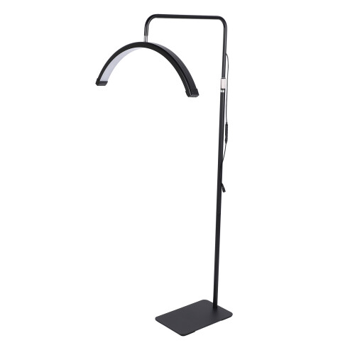 23in LED Floor Light U Shaped Adjustable Eye Protection Black 2