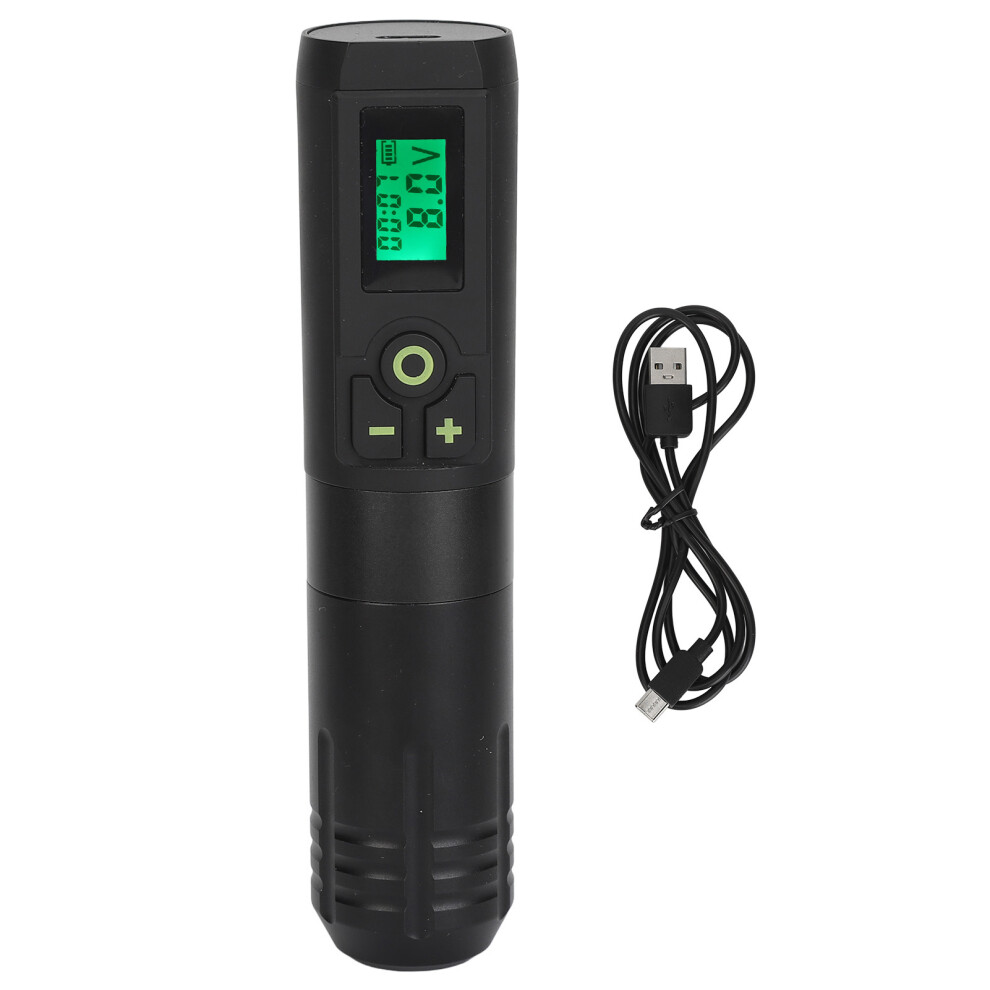 Black (Black) Wireless Rotary Tattoo Machine 3Mm Stroke 1300Mah Coreless Motor