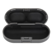 Wasserdichte Kopfhörerbox Schwarz/Grau für Reisen