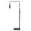 23in LED Floor Light U Shaped Adjustable Eye Protection Black 5