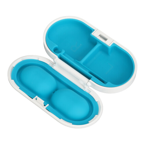 Anti-slip Sound Aid Storage Case White/Blue 1