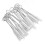 (White) 20x 4mm Rohr-Bürstchen Edelstahl wiederverwendbar schwarz 3