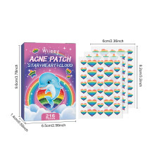 Wiieey 216 Patches Acne Pimple Removal Stickers for Day Night Use