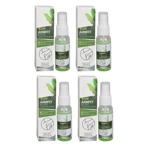 4x Deo-Spray Antitranspirant 30ml Lang anhaltend Mild