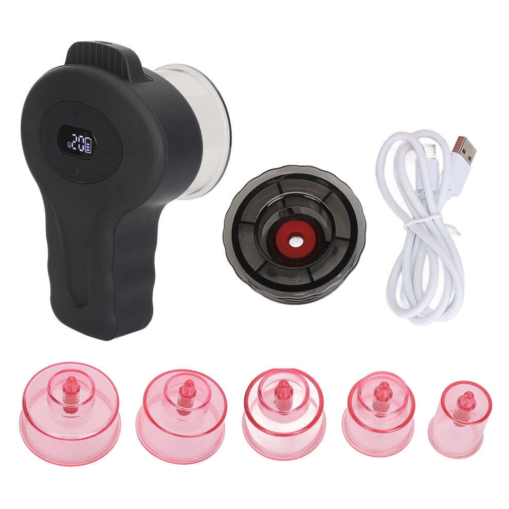 Electric Cupping Device Set Heating Meridian Gua Sha Massager