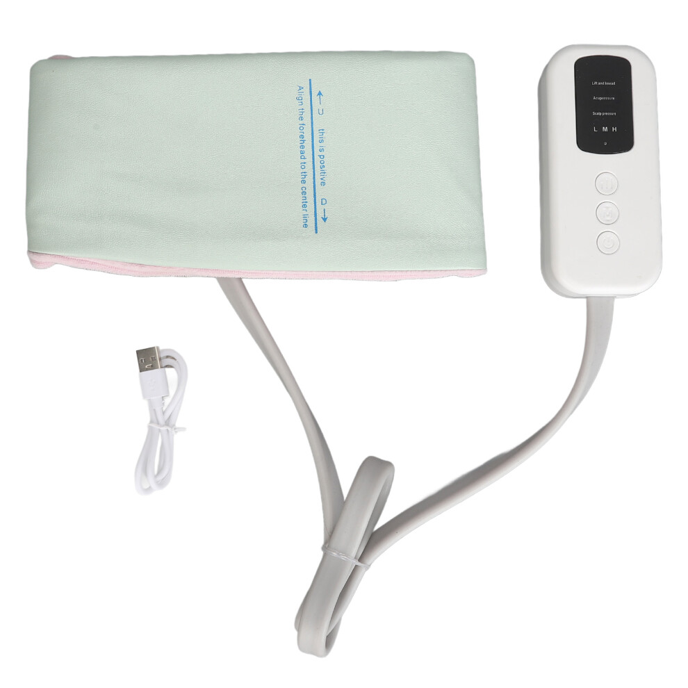 Electric Air Compression Headband 6 Zone Migraine Relief Head Massager