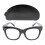 (+150 Bright Black Frame) Ouderdom Leesbril Blauwlicht +2.5 1
