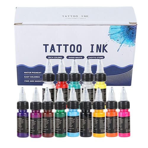 14-kleur Tattoo Inkt Set Set