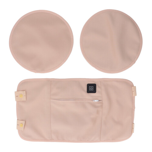 3pcs Heating Castor Oil Pack Kit Reusable Waterproof Chest Pack