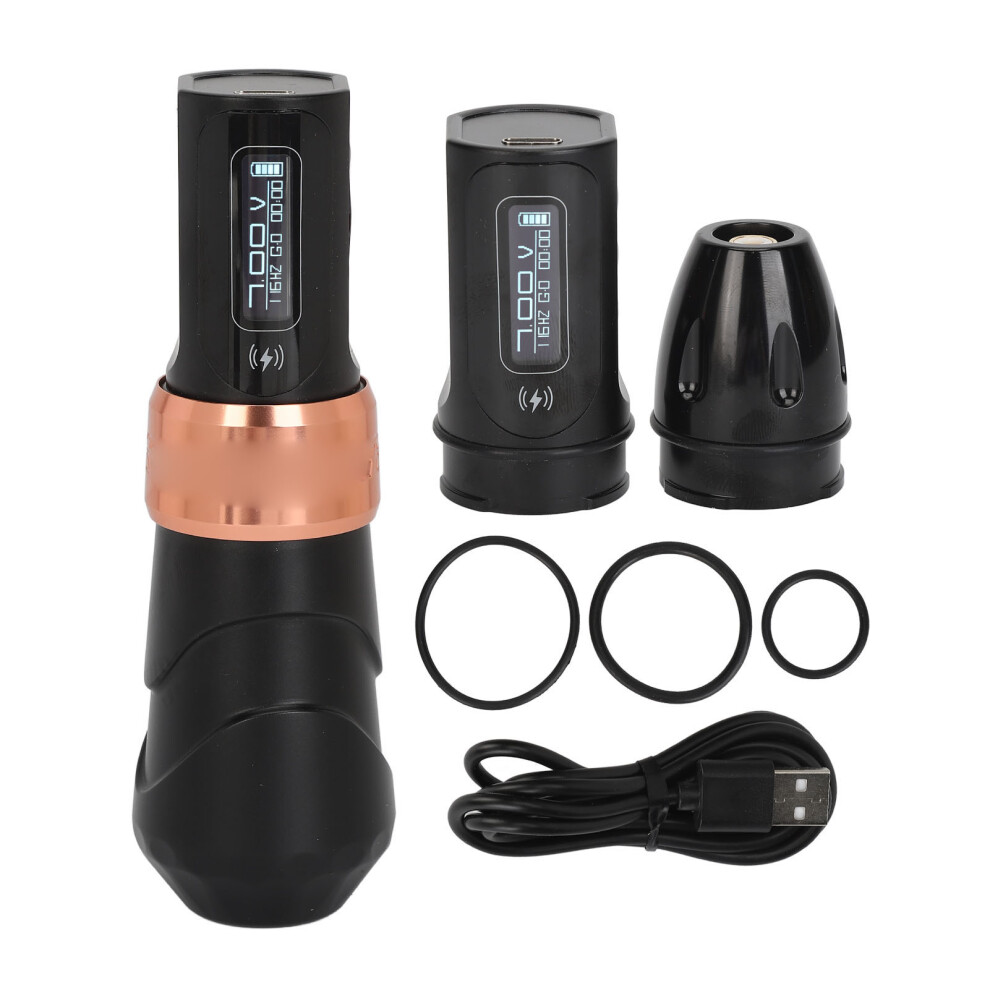 2 In 1 Wireless Tattoo Machine Pen 2000Mah Oled Screen Liner Shader 461605339498