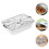 2St Tinnfolieform Rektangulär Aluminiumfolie För Camping Barbecue 5