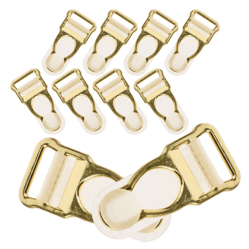 10Pcs Justerbar Strumpspärm Spännespänne