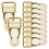 10Pcs Justerbar Strumpspärm Spännespänne 8