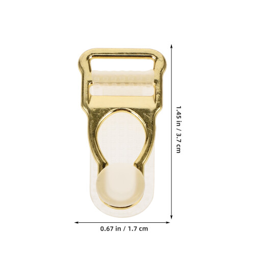 10Pcs Justerbar Strumpspärm Spännespänne 2