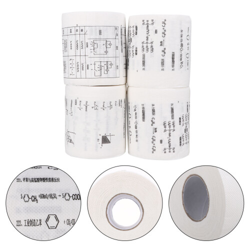 4 Kemi Formel Tryckt Tissue Toalettpapper 2