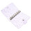 Loose-Leaf Notebook Cover Office Notepad PVC Case Personal Binder 3