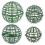 4Pièces Support Résistant Vert Pour Bouquet Boule Accessoire Cérémonie 4