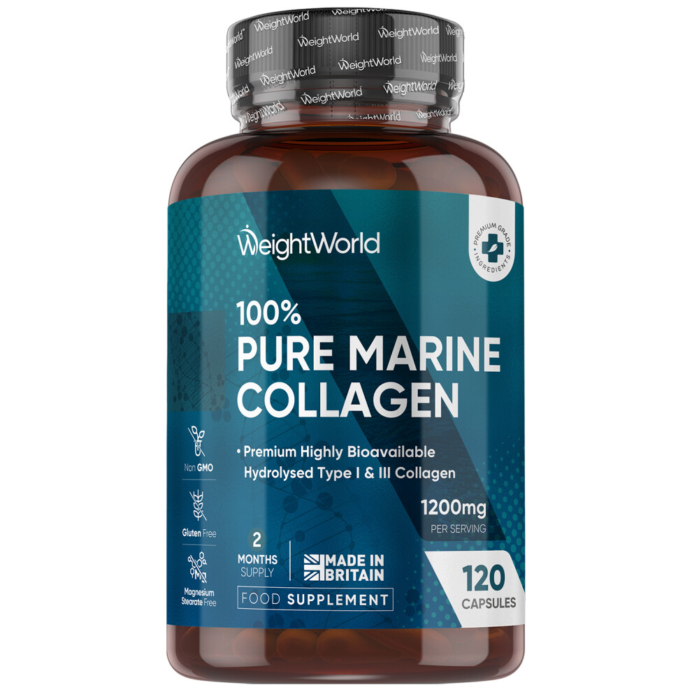 Weightworld Marine Collagen Supplements 120 Capsules