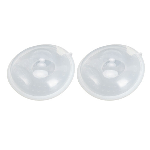 2x Dichtes Silikon-Brustmilch-Sammelbecher für Mütter 2