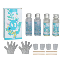 4x Klar AB Epoxidharz Set 25ml für Schmuckformen
