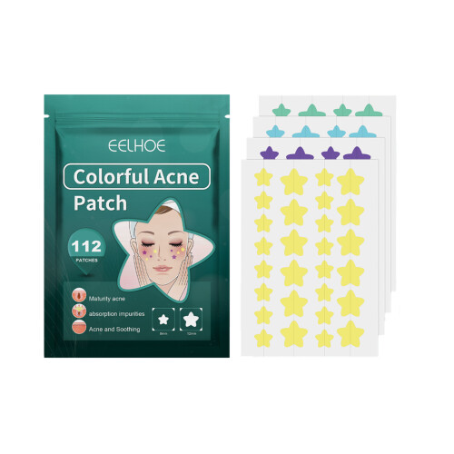 EELHOE 112 Colorful Acne Patches Day & Night Use