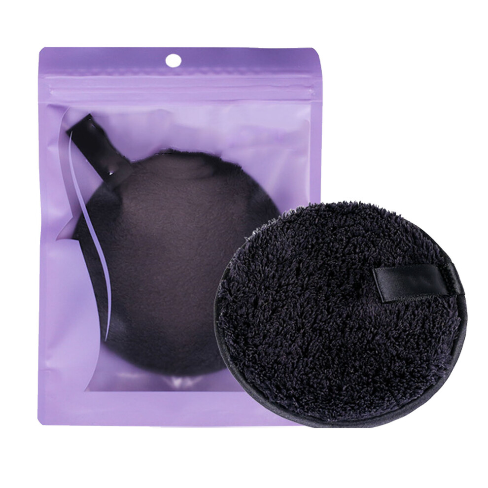 Black (Black) Reusable Makeup Remover Pads Gentle Pore Cleansing Exfoliating