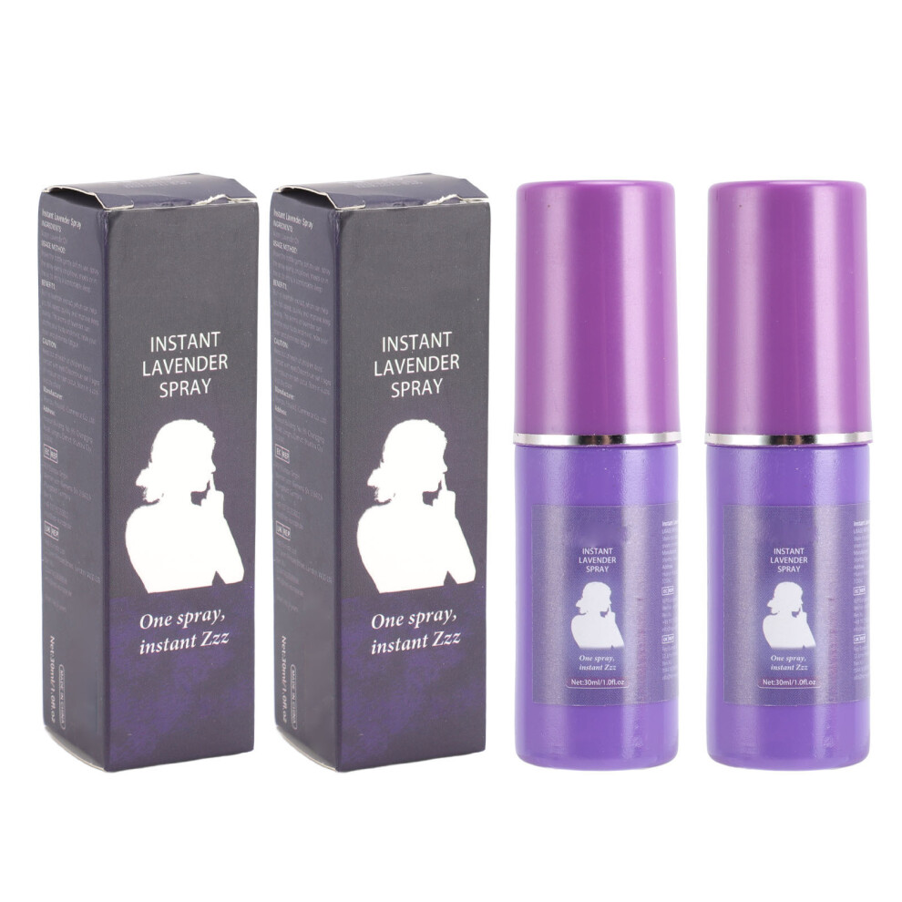 Lavender 2Pcs Sleep Spray 30Ml Relaxing Calming Deep Sleep