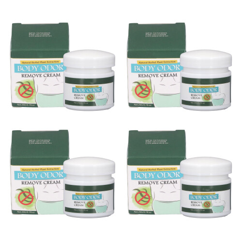 4pcs 20g Herbal Underarm Odor Remover Cream for Sweat