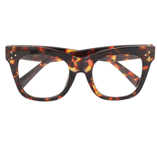 (+250 Brown) Blue Ray Blocking Reading Glasses +250 Brown PC Gaming