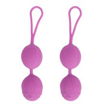 (Purple) 2x Silikon-Kegel-Übungsball zur Straffung der Beckenbodenmuskulatur