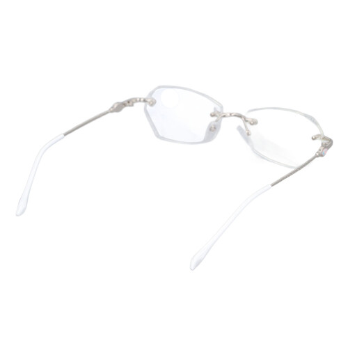 (+250 Silver Frame) Women Anti-Blue Light Reading Glasses +1.5 Silver 2